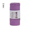 Hilo de Algodón Hueco de 2 mm para Bolsas de Ganchillo DIY Bolsa Tejida a Mano Hilo Redondo Hilo Perlado Hilo de Lana