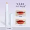 Pincel para Labios con Tapa, Pincel Pequeño Redondo para Difuminar, Mini Pincel de Maquillaje, Pincel Multifuncional para Corrector, Pincel Portátil para Labial