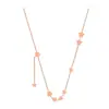 2023 Nueva Joyería para el Cuello Cadena con Colgante de Estrella de Cinco Puntas de Acero de Titanio Cadena para Clavícula de Mujer Ins Tendencia Cadena Simple Estilo Frío