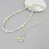 Cinturón Tejido Delgado Estilo Étnico para Mujer con Falda, Cintura Decorativa Retro Casual, Accesorios de Cintura Versátiles Bohemios