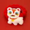 Colar de Bola de Pelo para Animal de Estimação Ano Novo Ano do Serpente Lenço Festival da Primavera Suprimentos de Ano Novo para Gatos e Cachorros Decoração Vermelha Quente de Leão