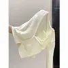 Cardigã de tricô estilo coreano, suave, com visual de duas peças, para mulheres, primavera e outono, gola V, suéter macio e aconchegante, versátil, para mulheres baixinhas