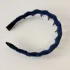 Tiara Colorida com Dentes de Veludo Estilo Coreano para Início do Outono, com Toque de Luxo, Tiara Versátil Que Não Aperta a Cabeça, Novo Acessório de Cabelo para Mulheres
