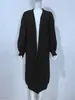 Cardigan de Tricô Novo para Outono e Inverno de 2026, Comércio Exterior Transfronteiriço, Cardigan Suéter com Bolso de Aba Frontal, Estilo Europeu e Americano, para Mulheres