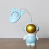 Nueva lámpara de escritorio recargable de astronauta LED para aprender y leer, lámpara de escritorio LED para habitación de estudiante, lámpara de mesita de noche
