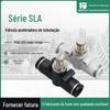 Conector de válvula de borboleta de tubo de plugue rápido SA4 SA6 SA8 SA10SA12 conector de válvula de tubo