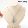 Aretes y Collar Irregulares de Corazón y Hoja Chapados en Oro para Mujer Estilo Europeo y Americano, Juego de Joyería Nupcial de Acero Inoxidable, Moderno y Versátil