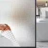 Película Adhesiva Electrostática para Vidrio de Ventana Pegatina de Ventana para el Hogar Película Anti-Mirada Ojo de Gato 3D Pegatina de Vidrio Translúcida Opaca