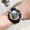 Popular Reloj Electrónico Sanda con Doble Zona Horaria, Multifunción, Pantalla Dual, Reloj para Estudiantes con Luz Nocturna, Resistente al Agua 50m para Natación, Reloj Deportivo