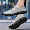 Zapatos Casuales para Hombre 2026 Primavera y Otoño Nuevo Estilo con Cordones Moda Estilo Coreano Zapatos de Moda con Suela Suave y Parte Superior Suave, Zapatos Individuales Cosidos a Mano