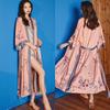 Pijama de Satén y Gasa Wenhua para Mujer Verano Talla Grande Camisón de Seda Helada Bata Ropa de Casa 2669 Casual y Cómodo