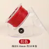Cuerda Redonda Encerada en Caja para Manualidades Tejido a Mano Cuerda para Collar Cordón No Descolorante Cuerda de Cera para Pulsera Cadena para Colgar