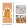 Temu Amazon Xiyin Suministro Exclusivo Transfronterizo de Funda Decorativa de Puerta de Habitación Elástica de una Pieza, Funda de Puerta Estilo Arcoíris Fácil de Instalar