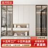 Armario de una sola puerta de metal para el hogar, muebles de aluminio, moderno, ligero, de lujo, para dormitorio, combinación de almacenamiento, armario de aleación de aluminio