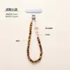 Chaveiro de Pedra de Cristal Natural Runya, Pingente de Celular Anti-Perda, Cordão Chaveiro Desmagnetizador de Cascalho Atacado
