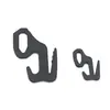 Gancho de aleación de aluminio en forma de 9 para empacar equipaje gancho de sujeción hebilla de tensor de cuerda hebilla para cuerda de viento de carpa toldo hebilla en forma de 9