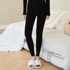 10170 # Traje de Algodón Diosa Base Líquida Otoño e Invierno Caliente con Terciopelo Ropa de Otoño Delgado y Pantalones Largos Traje Base para Mujer