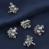 Hebilla de doble anzuelo de plata de ley 925, anzuelo vintage color negro tinta, hebilla de cola para pulsera de cuentas hecha a mano DIY, collar, venta al por mayor
