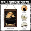 Nuevo producto transfronterizo: letrero de puerta de madera plano para Halloween, decoración de pared creativa, letrero de decoración navideña, venta al por mayor del fabricante