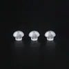 Accesorios para pendientes transparentes de material PC japonés y coreano protección ambiental no es fácil de alergia aguja de oreja de resina perforación de agujero de oreja taladro especial Pendiente de copa