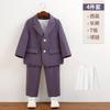 Traje Casual para Niños Primavera y Otoño Nuevo Estilo para Niños Pequeños y Medianos Cumpleaños Boda Traje para Actividades de Paje Traje Moderno