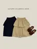 Conjunto de otoño para bebé niña, pantalón-falda de imitación de dos piezas, pantalones anchos y holgados y elegantes de primavera para niños pequeños, pantalones largos casuales versátiles para bebés