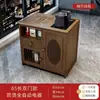 Mesa de Chá Móvel Pequeno Suporte de Chá Armário de Água de Chá para Casa Pequena Mesa de Café Varanda Chaleira Gongfu Armário Lateral Integrado Conjunto de Chá