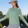 Ropa de Protección Solar para Mujer 2023 Nueva Seda de Hielo Anti-UV Verano Delgada Tejida de Manga Larga Transpirable Chaqueta de Ropa de Protección Solar para Hombre