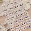 Danza del León Estilo Chino Pegatinas para Uñas de León de Bendición León Danzante de la Fortuna 3D en Relieve Danza del León Linda Pegatinas para Uñas de León