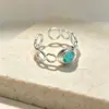 Anillo minimalista, de lujo discreto, de nicho, modelo nuevo 2026 abierto, anillo lindo y sofisticado para el dedo índice hueco