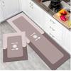 Alfombrilla absorbente de diatomeas de tira larga para baño, antideslizante, suave, para el hogar, fácil de limpiar