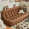 Sofá perezoso para balcón, sala de estar, habitación doble, tatami individual plegable de ocio, marco de hierro para perro de tamaño humano grande