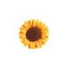 Girasol Flor Artificial Resina Accesorios Pequeños Hechos a Mano DIY Taza de Pegamento de Crema Imán para Refrigerador Hebilla de Zapato Broche Material