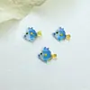 Dibujos Animados Lindos DIY Serie Fresca del Océano Peces Pequeños Decoraciones para Uñas Accesorios para Uñas Portátiles Estilos Mixtos