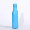 Aço Inoxidável 304 Boca Pequena Garrafa de Refrigerante Estilo Americano Bola de Boliche Copo com Isolamento a Vácuo Portátil para Esportes de Ciclismo Garrafa de Água