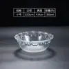 Tigela de Vidro Lizun Padrão Diamante Cristalino Nórdico Tigela de Salada Prato de Frutas Criativo para Mesa de Centro de Sala de Estar Tigela de Frutas para Uso Doméstico