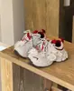 Coleção Outono 2026: Sapatos de princesa fofos com laço estilo coreano para meninas pequenas, tênis robustos da moda para bebês