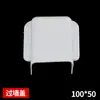 Canaleta de PVC 100*50 plástico blanco decoración del hogar canaleta de PVC engrosada retardante de llama aislante protección de cables ranura decorativa