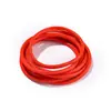Cordón de cera coreano de 3.0 mm, cuerda de cera de poliéster con patrón de serpiente multicolor, material de tejido hecho a mano para pulseras y collares, resistente al desgaste
