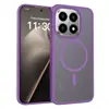 Adecuado para Uso en el Extranjero Xiaomi 15t Funda Magnética para Teléfono Tacto de Piel Semitransparente Anticaídas Mate de Negocios 17Pro Funda Protectora Venta al por Mayor