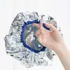 Papel Alumínio Touca de Cabelo Salão de Beleza Ferramentas de Cabeleireiro Touca de Banho Espessa Reciclável Óleo de Cozimento Touca de Papel Alumínio Ponto de Venda Atacado