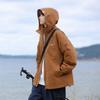 Chaqueta de exterior para hombre, marca de moda de primavera y otoño, chaqueta con capucha holgada retro, chaqueta de trabajo funcional informal japonesa