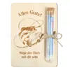 Artesanías Decorativas de Madera para Bodas y Deseos Transfronterizos Regalo de Boda Sobre de Regalo de Dinero Artesanías de Tubo de Ensayo