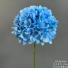 Flores Artificiais Azuis para Casamento Flores Falsas de Teto Decoração de Casamento Parede de Flores Arranjo de Flores de Chão para Casamento Materiais para Arranjo de Flores de Seda