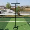 Novo Casamento no Gramado Adereços de Casamento de Ferro Forjado Fundo Cortina de Gaze Decoração Arco Suporte Retrátil Suporte de Exibição Publicitária