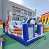 Pista de Obstáculos Inflable, Equipo de Entrenamiento para Desarrollo al Aire Libre, Estructura Anti-Vuelco