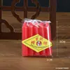 Vela mini parafina pequena cilíndrica haste longa vela pequena vermelha e branca iluminação comum falta de energia doméstica emergência cera cilíndrica