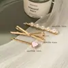 Pinza para el pelo de perla sintética para flequillo y frente, pinza para flequillo, pinza bb, pasador recto popular, accesorio para el pelo modelo nuevo 2026