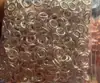 Accesorios para joyería DIY hebilla de resorte de aleación chapada colgante hebilla de llave anillo de apertura redonda para bolso hardware hebilla de ajuste venta al por mayor