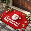Tapetes Navideños de Dibujos Animados Transfronterizos, Felpudos para Puerta de Entrada, Tapetes Quitapolvo para el Vestíbulo, Alfombras Decorativas con Ambiente Festivo, Dropshipping de Temu